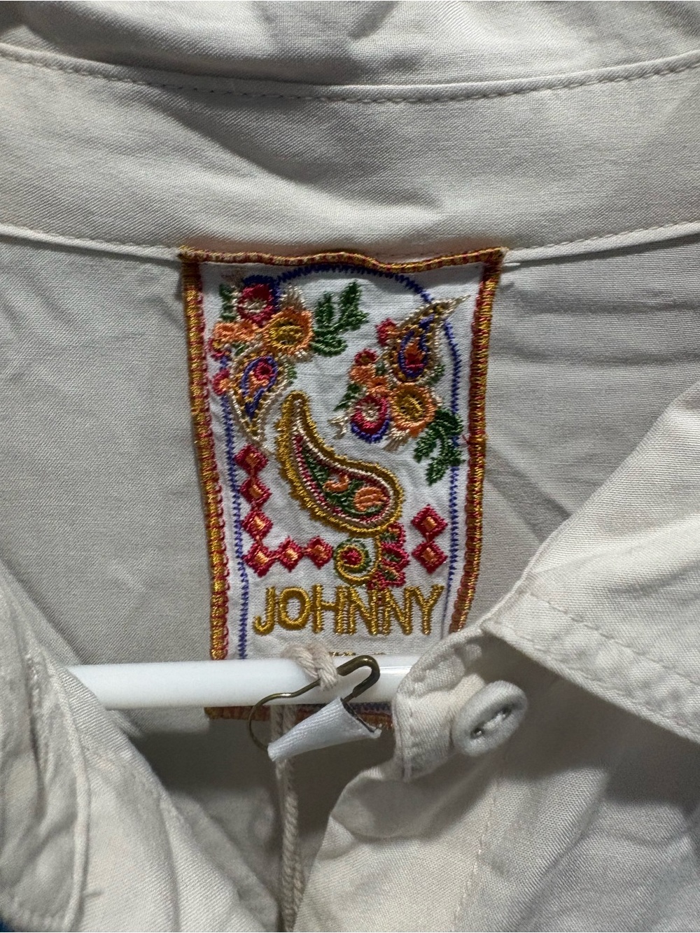 Johnny Was VINTAGE BUTTON DOWN SHIRT - Picture 7 of 15